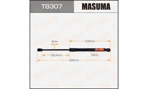 Упор газовый багажника MASUMA, L=426mm (1/40)