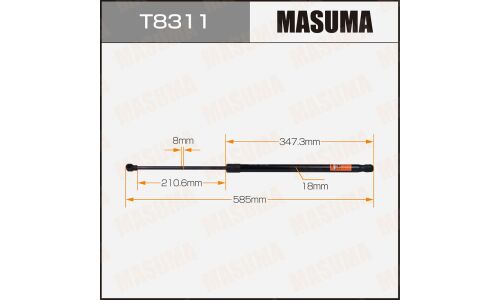 Упор газовый багажника MASUMA, L=585mm (1/40)