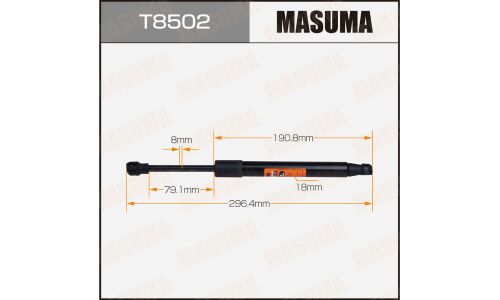 Упор газовый багажника MASUMA, L=296.4mm (1/40)