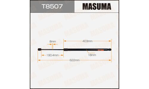Упор газовый багажника MASUMA, L=622mm (1/40)