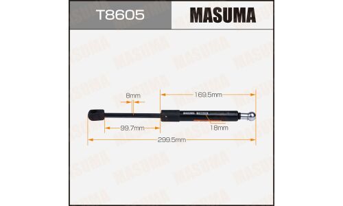 Упор газовый багажника MASUMA, L=299.5mm  (1/40)