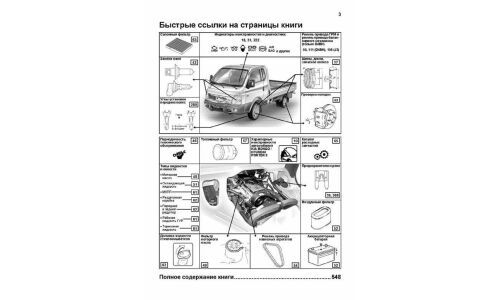 Руководство по эксплуатации, техническому обслуживанию и ремонту Hyundai Porter II, Kia Bongo III с дизельным двигателем (2004-2017 гг.)