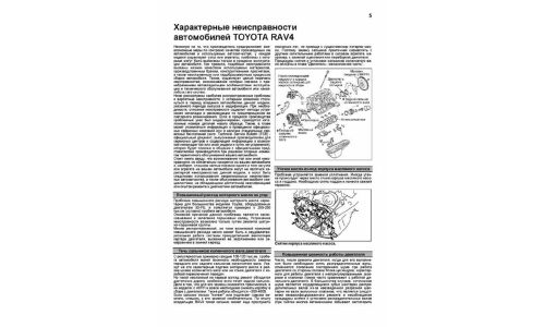 Руководство по эксплуатации, техническому обслуживанию и ремонту Toyota RAV4 с бензиновым двигателем (1994-2000 гг.)