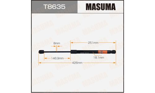 Упор газовый багажника MASUMA, L=426mm (1/40)