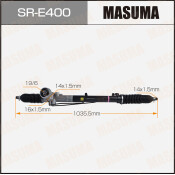 Рейка рулевая Masuma гидравлическая, для Audi A4 (левый руль), арт. SR-E400