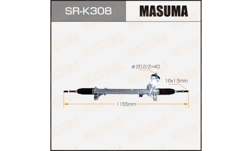 Рейка рулевая MASUMA, HYUNDAI SONATA VII, KIA OPTIMA IV 14- LHD (левый руль)