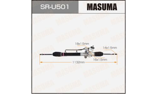 Рейка рулевая Masuma гидравлическая, для Chevrolet Nubira (левый руль), арт. SR-U501