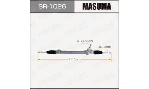 Рейка рулевая Masuma, для Toyota RAV4 (левый руль), арт. SR-1026