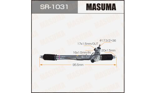 Рейка рулевая Masuma гидравлическая, для Toyota Land Cruiser Prado (правый руль), арт. SR-1031