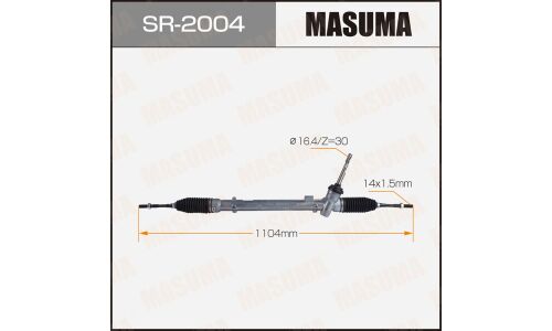 Рейка рулевая Masuma, для Nissan Qashqai / X-Trail (левый руль), арт. SR-2004