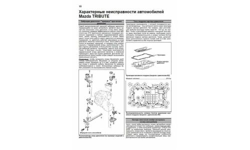 Руководство по эксплуатации, техническому обслуживанию и ремонту Mazda Tribute с бензиновым двигателем (2000-2007 гг.)