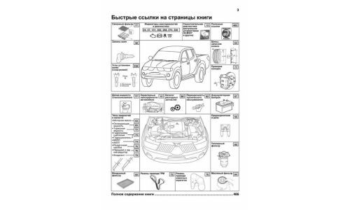 Руководство по эксплуатации, техническому обслуживанию и ремонту Mitsubishi L200 с дизельным двигателем (2006-2015 гг.)