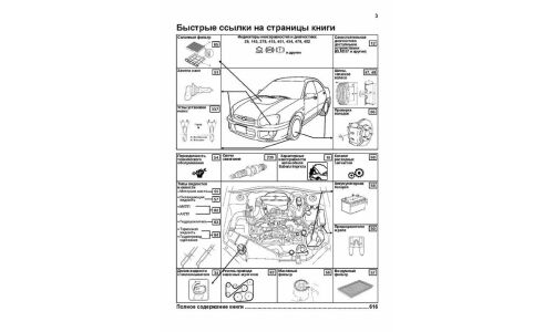 Руководство по эксплуатации, техническому обслуживанию и ремонту Subaru Impreza с бензиновым двигателем (2000-2007 гг.)