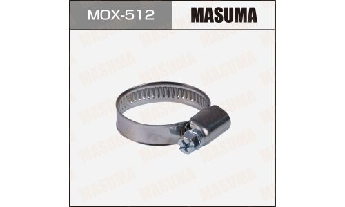Хомут червячный Masuma Ø20-32мм, ширина 9мм, нержавеющая сталь W2, 1 шт, арт. MOX-512