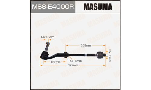 Тяга рулевая Masuma, для BMW 1-Series (E81) / 3-Series (E90), арт. MSS-E4000R