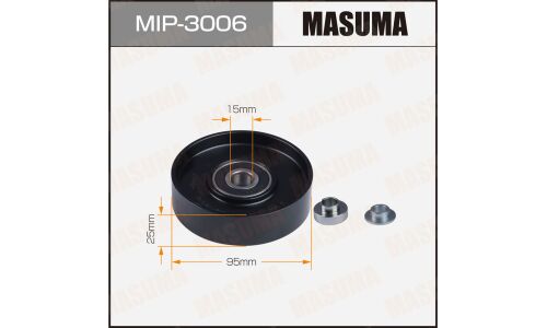 Ролик натяжителя ремня привода навесного оборудования, 4A90, 4A91