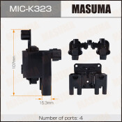 Катушка зажигания Masuma, для Chevrolet Lacetti (L14 / L44 / LXT), арт. MIC-K323