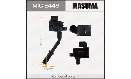Катушка зажигания Masuma, для Mercedes-Benz C-Class (W204) / GLE-Class (W166) (M276.950 / M278.928), арт. MIC-E448