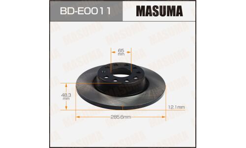 Диск тормозной Masuma, задний, правый/левый, для Audi A3, 1 шт, арт. BD-E0011