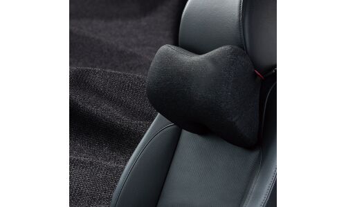 Подушка на подголовник сидения, 140x280мм, чёрная, арт. T-1056