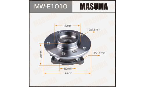 Ступица колеса Masuma, передняя, для BMW 1-Series (E81) / 3-Series (E90), арт. MW-E1010