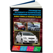 Руководство по эксплуатации, техническому обслуживанию и ремонту Toyota Corolla Rumion, Toyota Auris с бензиновым двигателем (2006-2016 гг.)