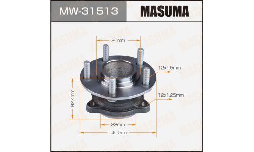 Ступица колеса Masuma, с ABS, задняя, для Mitsubishi Outlander / Delica, арт. MW-31513