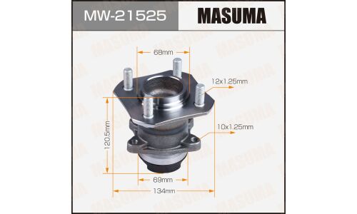 Ступица колеса Masuma, задняя, арт. MW-21525