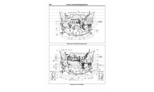 Руководство по эксплуатации, техническому обслуживанию и ремонту Toyota Noah, Toyota Voxy, Toyota Isis с бензиновым двигателем (2001-2007 гг.)
