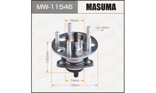 Ступица колеса Masuma, с ABS, задняя, для Toyota Urban Cruiser, арт. MW-11546