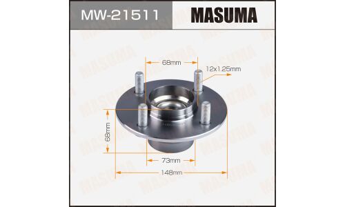 Ступица колеса Masuma, задняя, для Nissan Almera / Primera, арт. MW-21511
