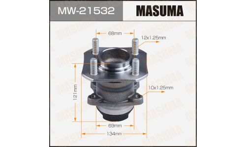 Ступица колеса Masuma, задняя, для Nissan AD / Cube, арт. MW-21532