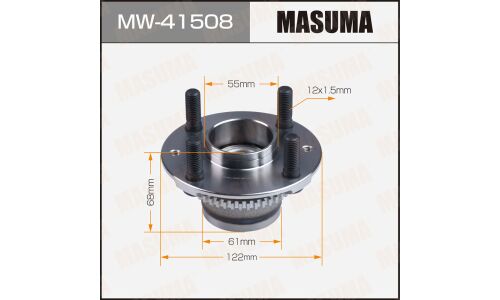 Ступица колеса Masuma, с ABS, задняя, для Mazda Demio, арт. MW-41508