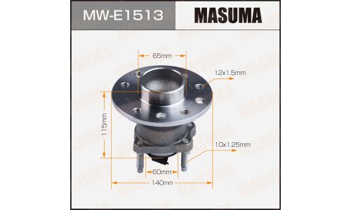 Ступица колеса Masuma, с ABS, задняя, для Opel Astra H, арт. MW-E1513