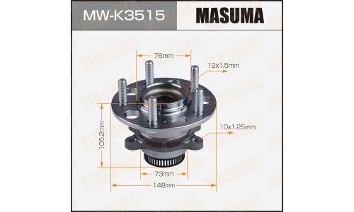 Ступица колеса Masuma, с ABS, задняя, для Hyundai i30 / Elantra, арт. MW-K3515