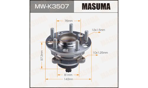 Ступица колеса Masuma, задняя, для Hyundai Tucson, арт. MW-K3507