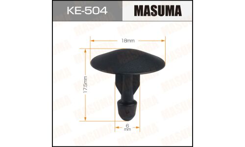 Клипса крепёжная деталей салона Masuma, для BMW, арт. KE-504