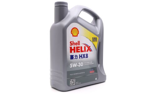 Масло моторное Shell Helix HX8 X 5w30, синтетическое, API SP, ACEA A3/B4, универсальное, 4л, арт. 550050811