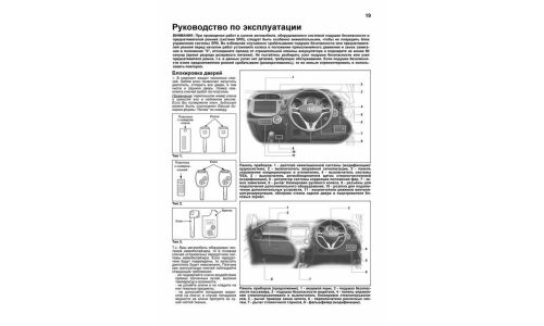 Руководство по эксплуатации, техническому обслуживанию и ремонту Honda Fit, Honda Jazz с бензиновым двигателем (2007-2013 гг.)