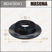 Диск тормозной Masuma, задний, правый/левый, для KIA Optima, 1 шт, арт. BD-K3041