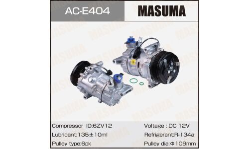 Компрессоры кондиционера MASUMA, VOLKSWAGEN POLO / CZCA / 2018-