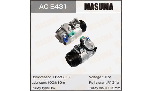 Компрессоры кондиционера MASUMA, BMW 5-SERIES (F10), 7-SERIES (F02) / N52B25, N53B30A