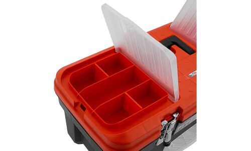 Ящик для инструментов STELS 22", размер 560х235х285 мм, металлические замки, арт. 90748