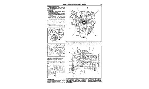 Руководство по ремонту и обслуживанию дизельных двигателей Nissan (FE6, FE6A, FE6B, FE6C, FE6E, FE6T, FE6TA, FE6TB)
