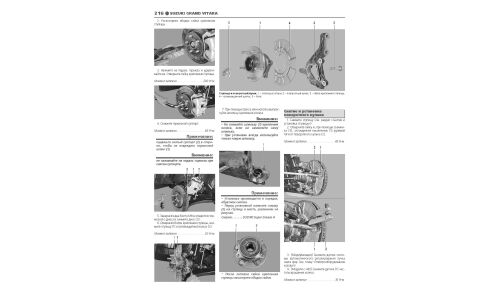 Руководство по эксплуатации, техническому обслуживанию и ремонту Suzuki Grand Vitara с бензиновым двигателем (2005-2017 гг.)