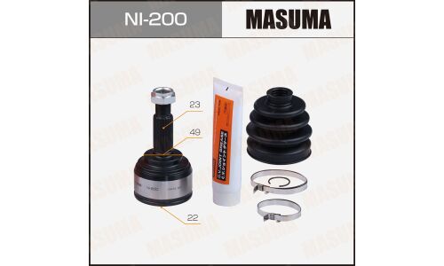 ШРУС Masuma, 22x49x23мм, арт. NI-200