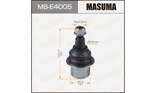 Шаровая опора MASUMA front low LAND ROVER DISCOVERY 02-09