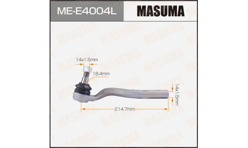 Наконечник рулевой тяги Masuma, для Mercedes-Benz E-Class (W212), арт. ME-E4004L