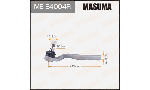 Наконечник рулевой тяги Masuma, для Mercedes-Benz E-Class (W212), арт. ME-E4004R