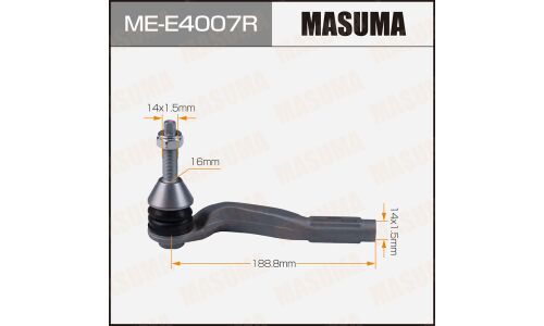 Наконечник рулевой тяги Masuma, для Mercedes-Benz C-Class (W205), арт. ME-E4007R